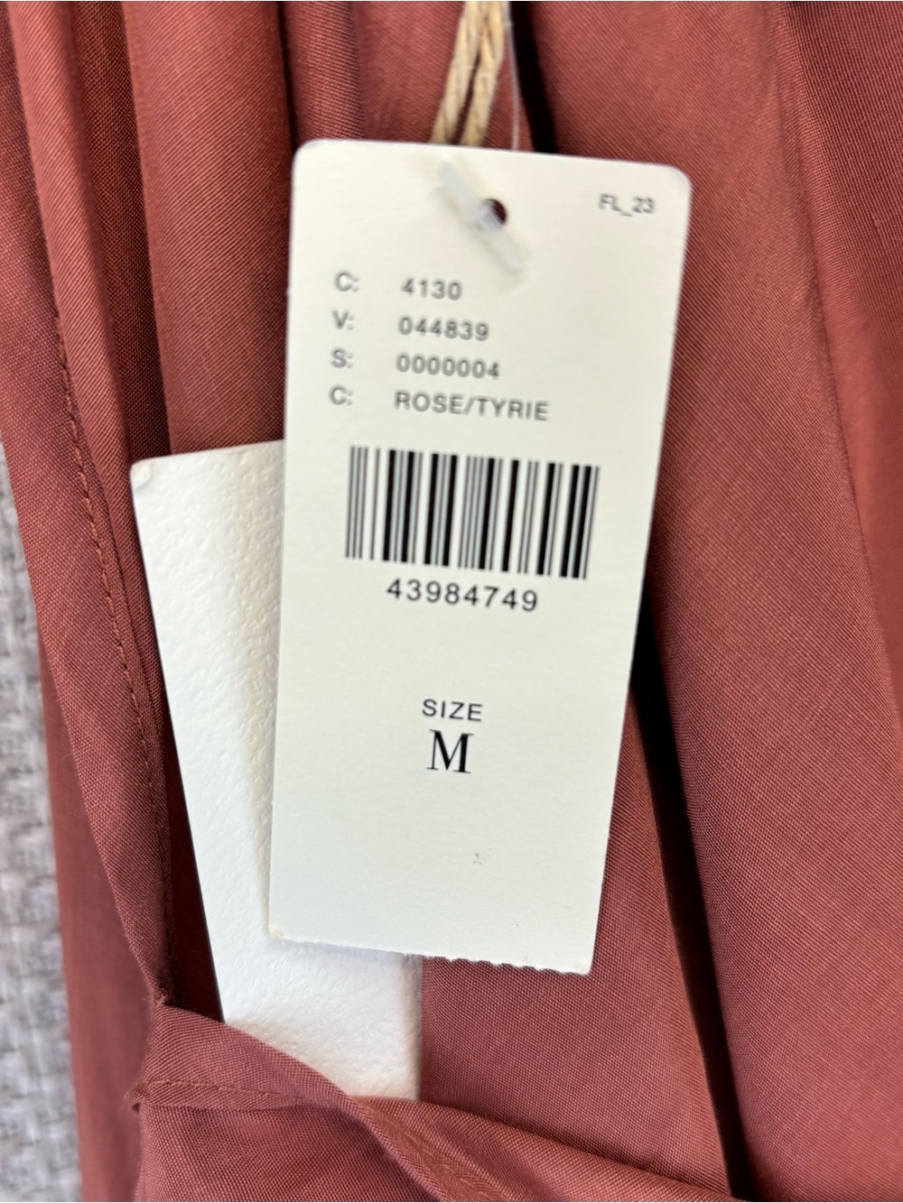 NWT Moon River Anthropologie Pink Mini Tunic Dress Med Boho Bell Sleeve Cottage - Picture 13 of 13